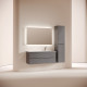 Тумба под раковину Sancos Folk 120 R FL120RGS подвесная цвет Grey soft