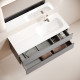 Тумба под раковину Sancos Folk 120 R FL120RGS подвесная цвет Grey soft