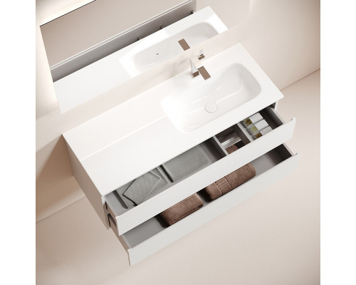 Тумба под раковину Sancos Folk 120 R FL120RW подвесная цвет Bianco