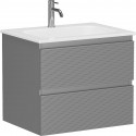 Тумба под раковину Sancos Folk 60 FL60ES подвесная Ergraut soft