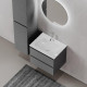 Тумба под раковину Sancos Folk 60 FL60GS подвесная Grey soft