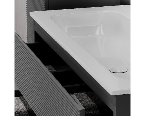 Тумба под раковину Sancos Folk 60 FL60GS подвесная Grey soft