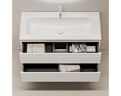 Тумба под раковину Sancos Folk 100 FL100W подвесная Bianco