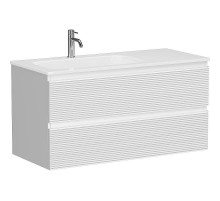 Тумба под раковину Sancos Folk 100 L FL100LW подвесная Bianco