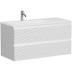 Тумба под раковину Sancos Folk 100 L FL100LW подвесная Bianco