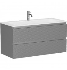 Тумба под раковину Sancos Folk 100 FL100ES подвесная Ergraut soft