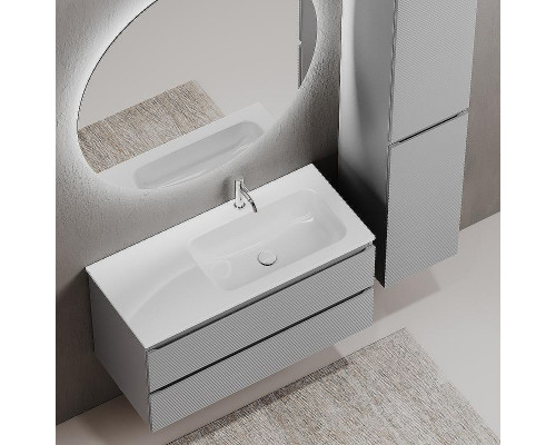 Тумба под раковину Sancos Folk 100 R FL100RES подвесная Ergraut soft