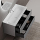 Тумба под раковину Sancos Folk 120 FL120ES подвесная Ergraut soft