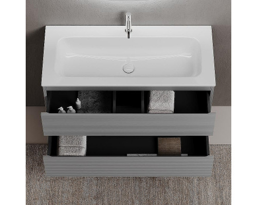 Тумба под раковину Sancos Folk 120 FL120ES подвесная Ergraut soft