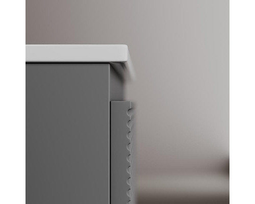 Тумба под раковину Sancos Folk 80 FL80GS подвесная Grey soft