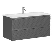 Тумба под раковину Sancos Folk 100 FL100GS подвесная Grey soft