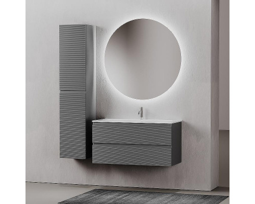 Тумба под раковину Sancos Folk 100 FL100GS подвесная Grey soft