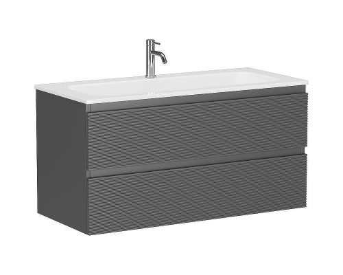 Тумба под раковину Sancos Folk 100 FL100GS подвесная Grey soft
