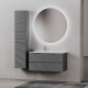Тумба под раковину Sancos Folk 100 L FL100LGS подвесная Grey soft