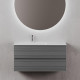 Тумба под раковину Sancos Folk 100 L FL100LGS подвесная Grey soft