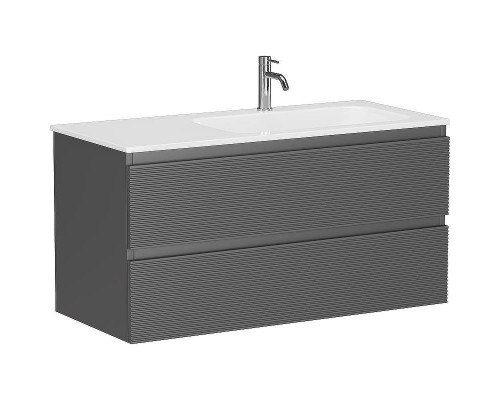 Тумба под раковину Sancos Folk 100 R FL100RGS подвесная Grey soft