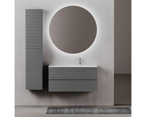 Тумба под раковину Sancos Folk 100 R FL100RGS подвесная Grey soft