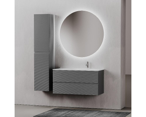 Тумба под раковину Sancos Folk 100 R FL100RGS подвесная Grey soft