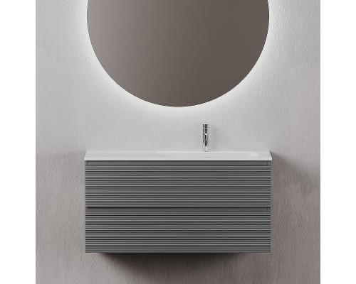 Тумба под раковину Sancos Folk 100 R FL100RGS подвесная Grey soft
