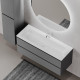 Тумба под раковину Sancos Folk 120 FL120GS подвесная Grey soft