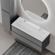 Тумба под раковину Sancos Folk 120 FL120GS подвесная Grey soft