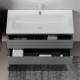 Тумба под раковину Sancos Folk 120 FL120GS подвесная Grey soft