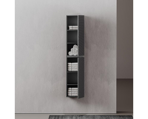 Шкаф пенал Sancos Folk 35 PFL35GS подвесной Grey soft