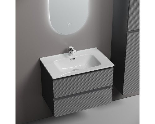 Тумба под раковину Sancos Folk 70 FL70ES подвесная Ergraut soft Ergraut soft