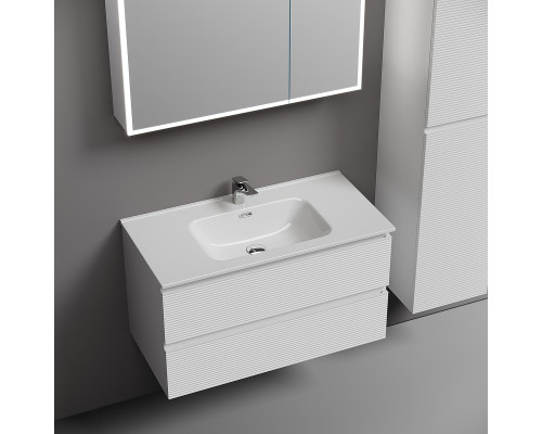 Тумба под раковину Sancos Folk 90 FL90W подвесная Bianco
