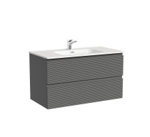 Тумба под раковину Sancos Folk 90 FL90GS подвесная Grey soft