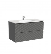 Тумба под раковину Sancos Folk 90 FL90GS подвесная Grey soft