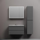 Тумба под раковину Sancos Folk 90 FL90GS подвесная Grey soft