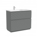 Тумба под раковину Sancos Folk Floor 100 L FL100FLES цвет Ergraut soft