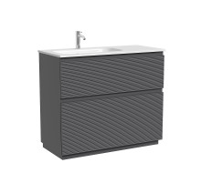 Тумба под раковину Sancos Folk Floor 100 L FL100FLGS цвет Grey soft