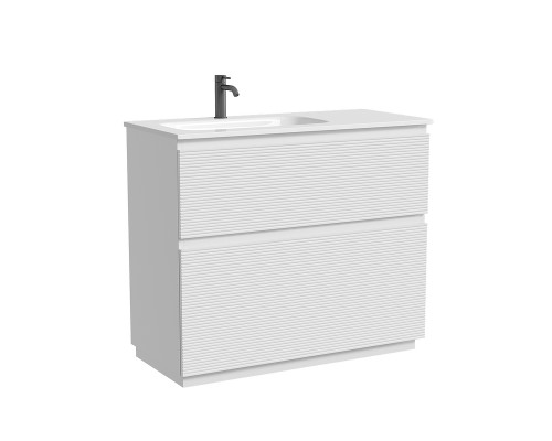 Тумба под раковину Sancos Folk Floor 100 L FL100FLW цвет Bianco