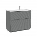 Тумба под раковину Sancos Folk Floor 100 R FL100FRES цвет Ergraut soft