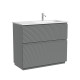 Тумба под раковину Sancos Folk Floor 100 R FL100FRES цвет Ergraut soft