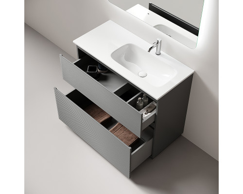 Тумба под раковину Sancos Folk Floor 100 R FL100FRES цвет Ergraut soft