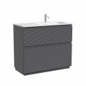 Тумба под раковину Sancos Folk Floor 100 R FL100FRGS цвет Grey soft