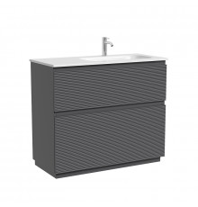 Тумба под раковину Sancos Folk Floor 100 R FL100FRGS цвет Grey soft