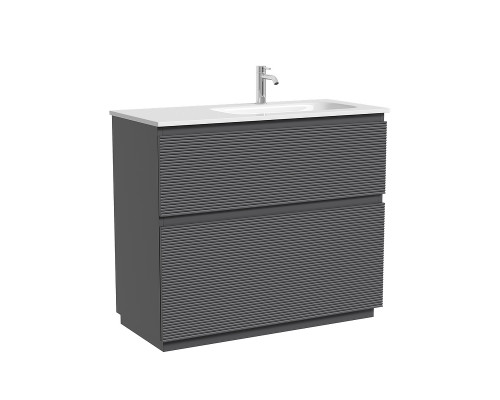 Тумба под раковину Sancos Folk Floor 100 R FL100FRGS цвет Grey soft