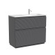 Тумба под раковину Sancos Folk Floor 100 R FL100FRGS цвет Grey soft