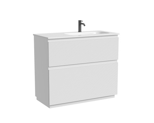 Тумба под раковину Sancos Folk Floor 100 R FL100FRW цвет Bianco