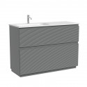 Тумба под раковину Sancos Folk Floor 120 L FL120FLES цвет Ergraut soft