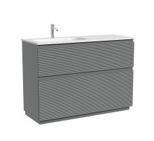 Тумба под раковину Sancos Folk Floor 120 L FL120FLES цвет Ergraut soft