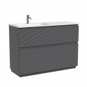 Тумба под раковину Sancos Folk Floor 120 L FL120FLGS цвет Grey soft