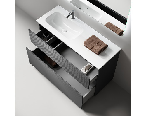 Тумба под раковину Sancos Folk Floor 120 L FL120FLGS цвет Grey soft