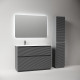 Тумба под раковину Sancos Folk Floor 120 L FL120FLGS цвет Grey soft