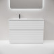 Тумба под раковину Sancos Folk Floor 120 L FL120FLW цвет Bianco