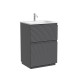 Тумба под раковину Sancos Folk Floor 60 FL60FGS цвет Grey soft
